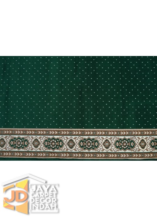 Karpet Sajadah New Al Husein Hijau Bintik  120x600, 120x1200, 120x1800, 120x2400, 120x3000
